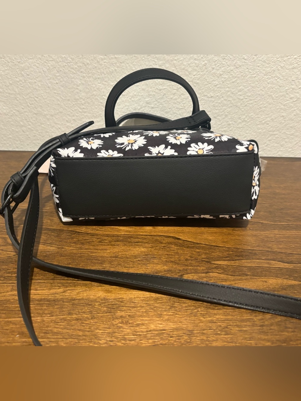 LuvBetsey Black Daisy Mini Crossbody Bag - Picture 7 of 11